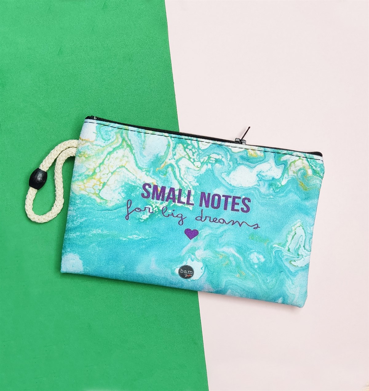 Small Notes Tasarımlı Bez Kalemlik CüzdangiftmodaGmklm100010