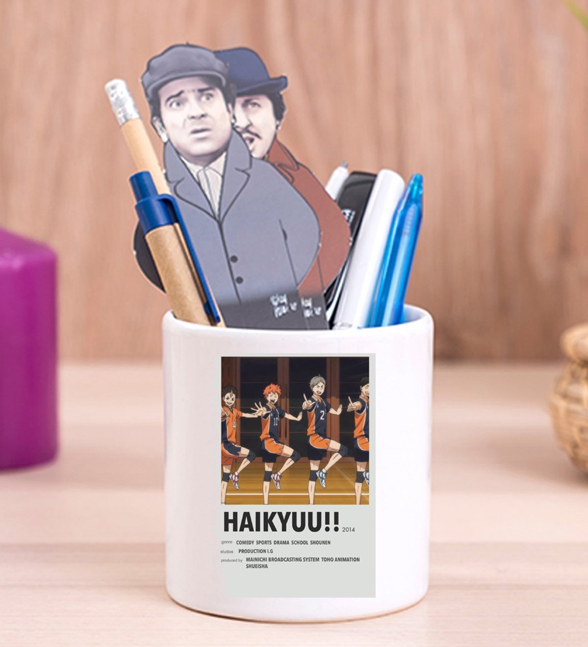 Haikyuu Anime Tasarımlı Seramik KalemlikgiftmodaGmklm100103