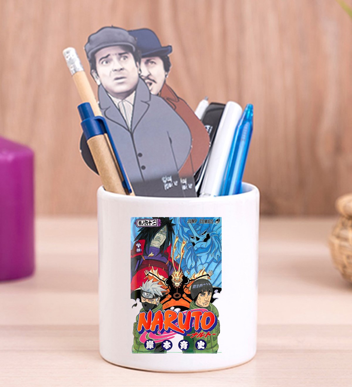 Naruto Anime Tasarımlı Seramik Kalemlik	giftmodaGmklm100131	