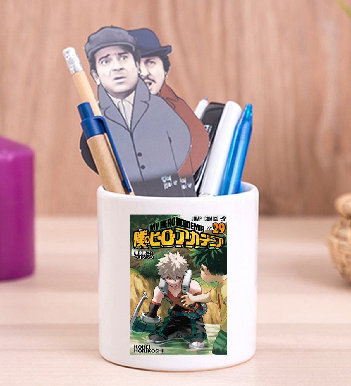 My Hero Academy 2 Anime Tasarımlı Seramik Kalemlik	giftmodaGmklm100130