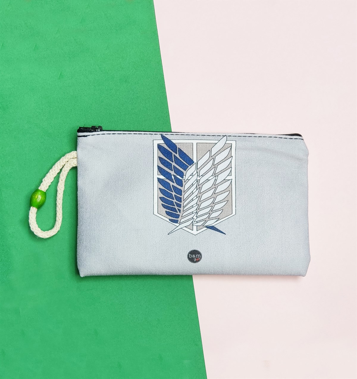 Attack On Titan Tasarımlı Bez Kalemlik CüzdangiftmodaGmklm100009