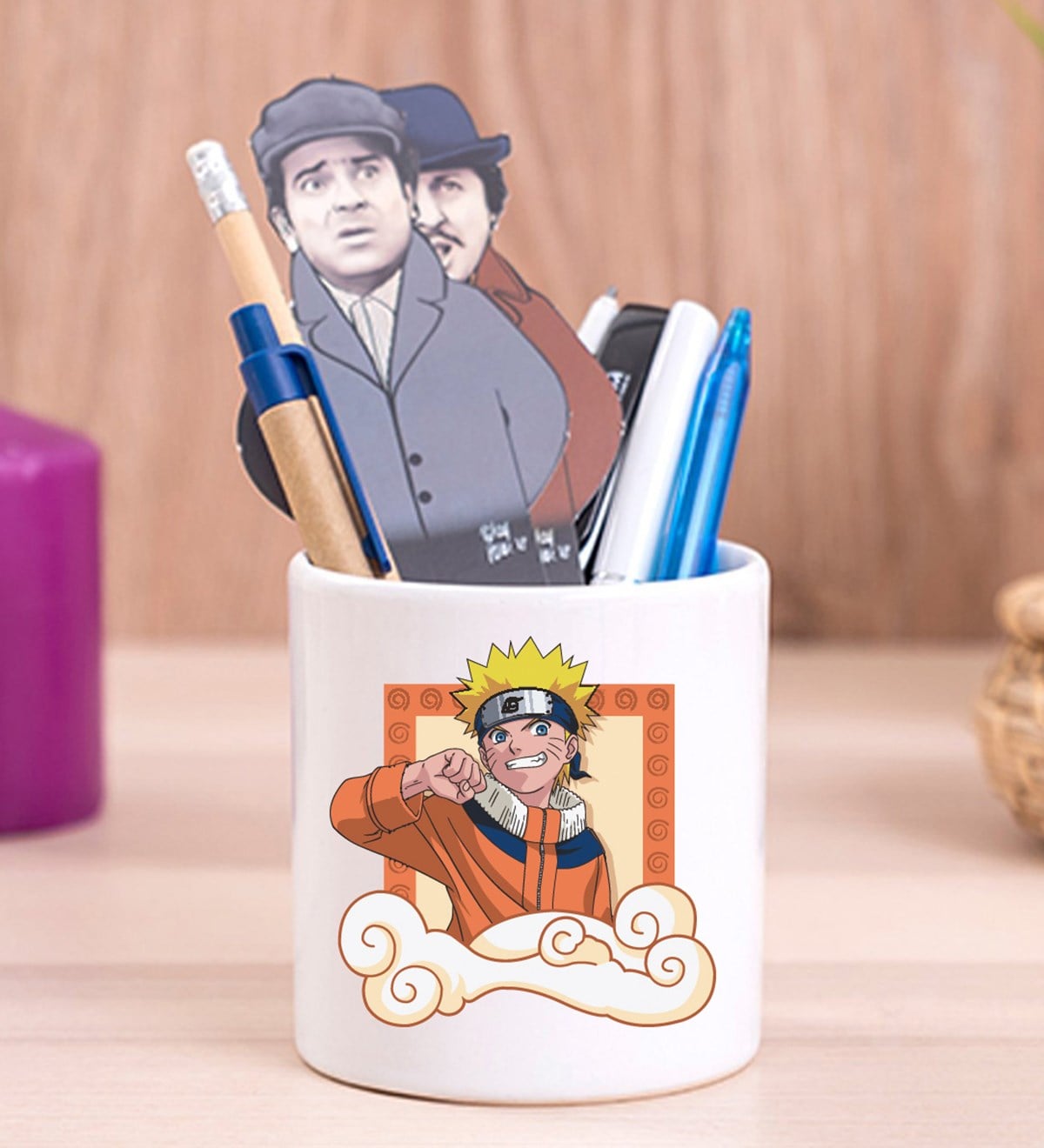 Naruto Wins Anime Tasarımlı Seramik Kalemlik	giftmodaGmklm100139	