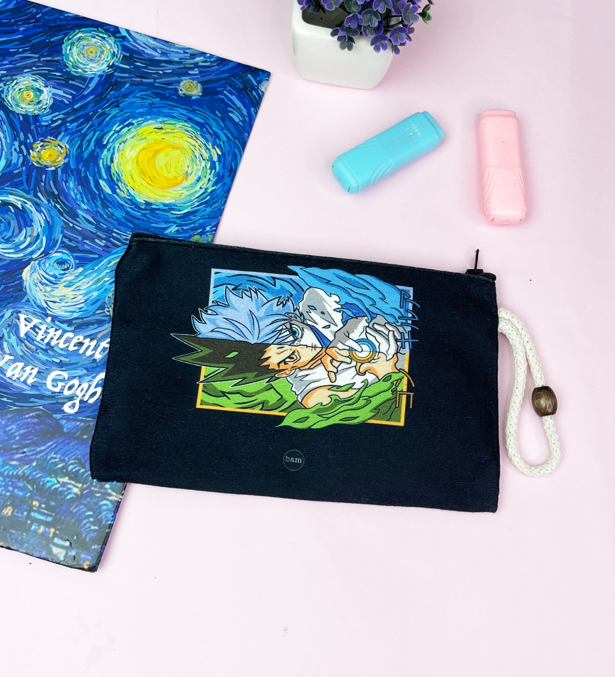 Killua Tasarımlı Bez Kalemlik CüzdangiftmodaGmklm100178