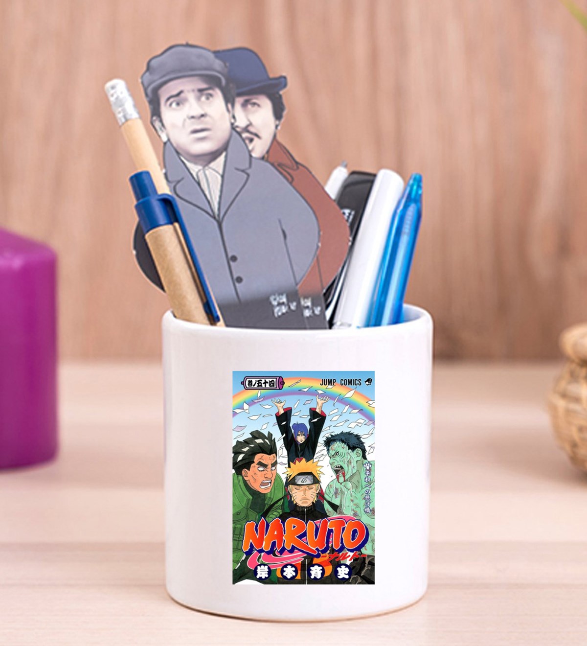 Naruto 2 Anime Tasarımlı Seramik Kalemlik	giftmodaGmklm100131	