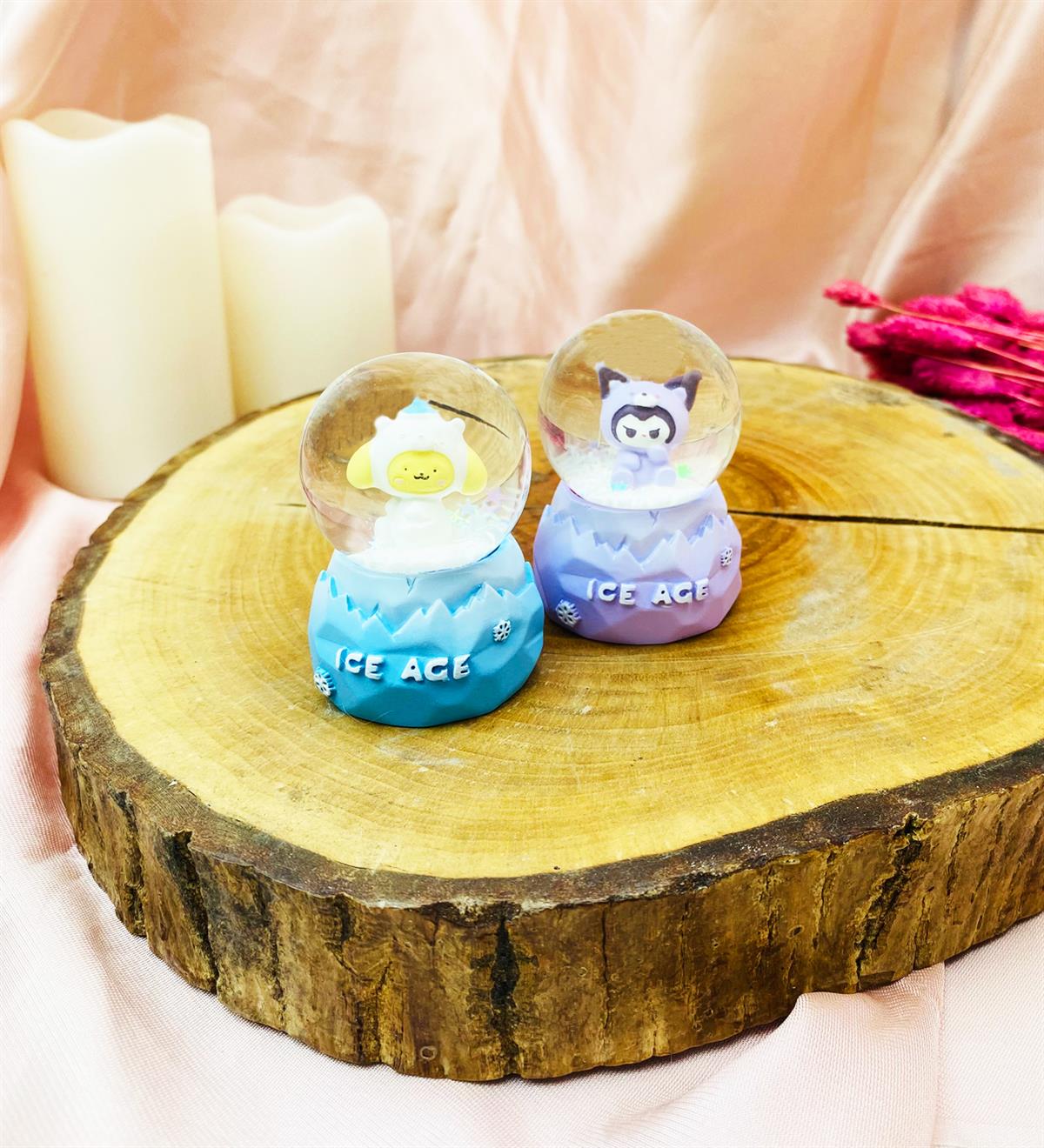 Buz Çağı Tasarımlı Mini Işıklı Kar KüresigiftmodaBam-154-1