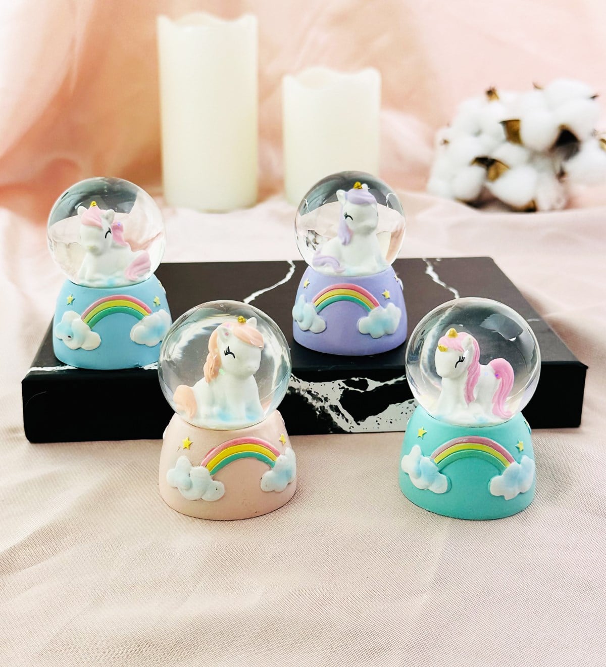 Mini Işıklı Unicorn Kar KüresigiftmodaGM-5015