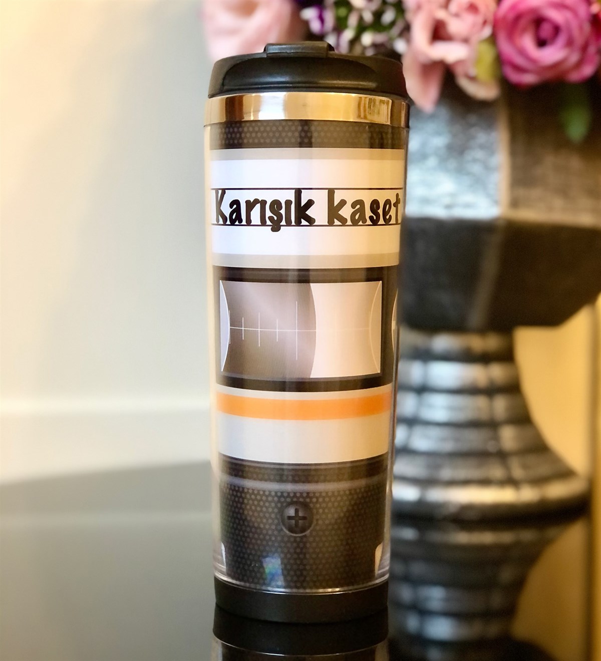 Karışık Kaset Tasarımlı 400 Ml Mug BardakGiftmodaGmmg100058