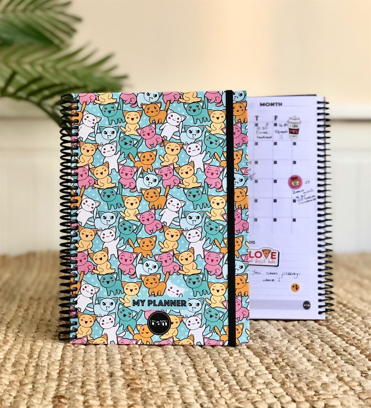 Kawai Tarihsiz Haftalık PlanlayıcıGiftmodaGmp-019