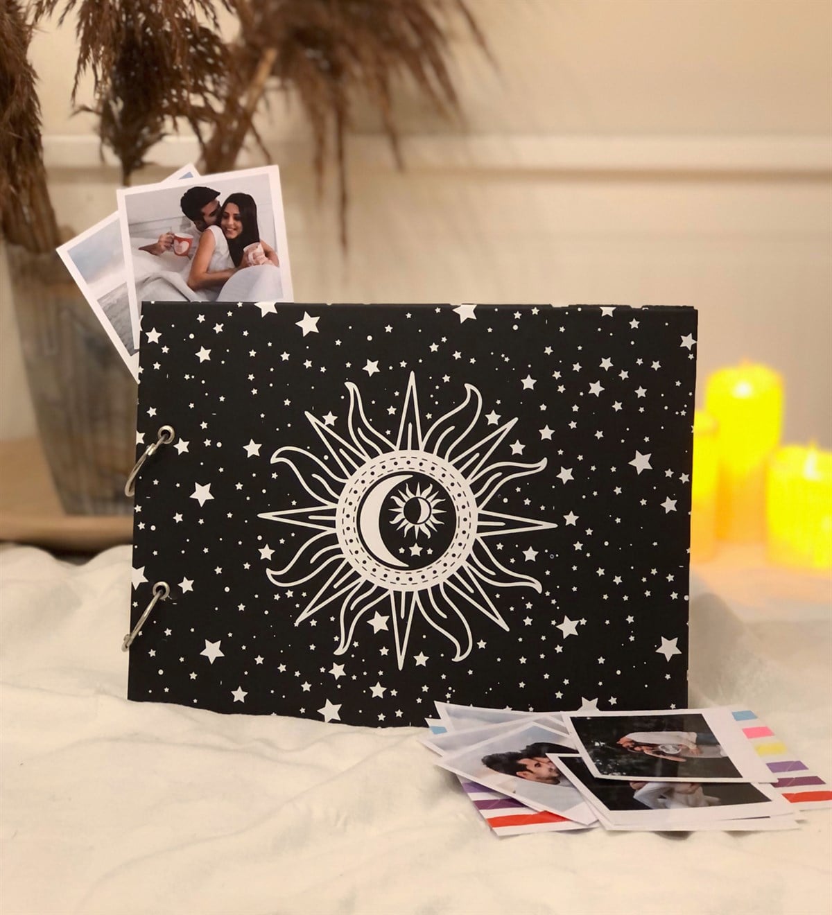 Kişiye Özel 20 Fotoğraflı Tarot Tasarımlı Siyah Sayfa Kendin Yap Fotoğraf AlbümüGiftmodaGmab100032
