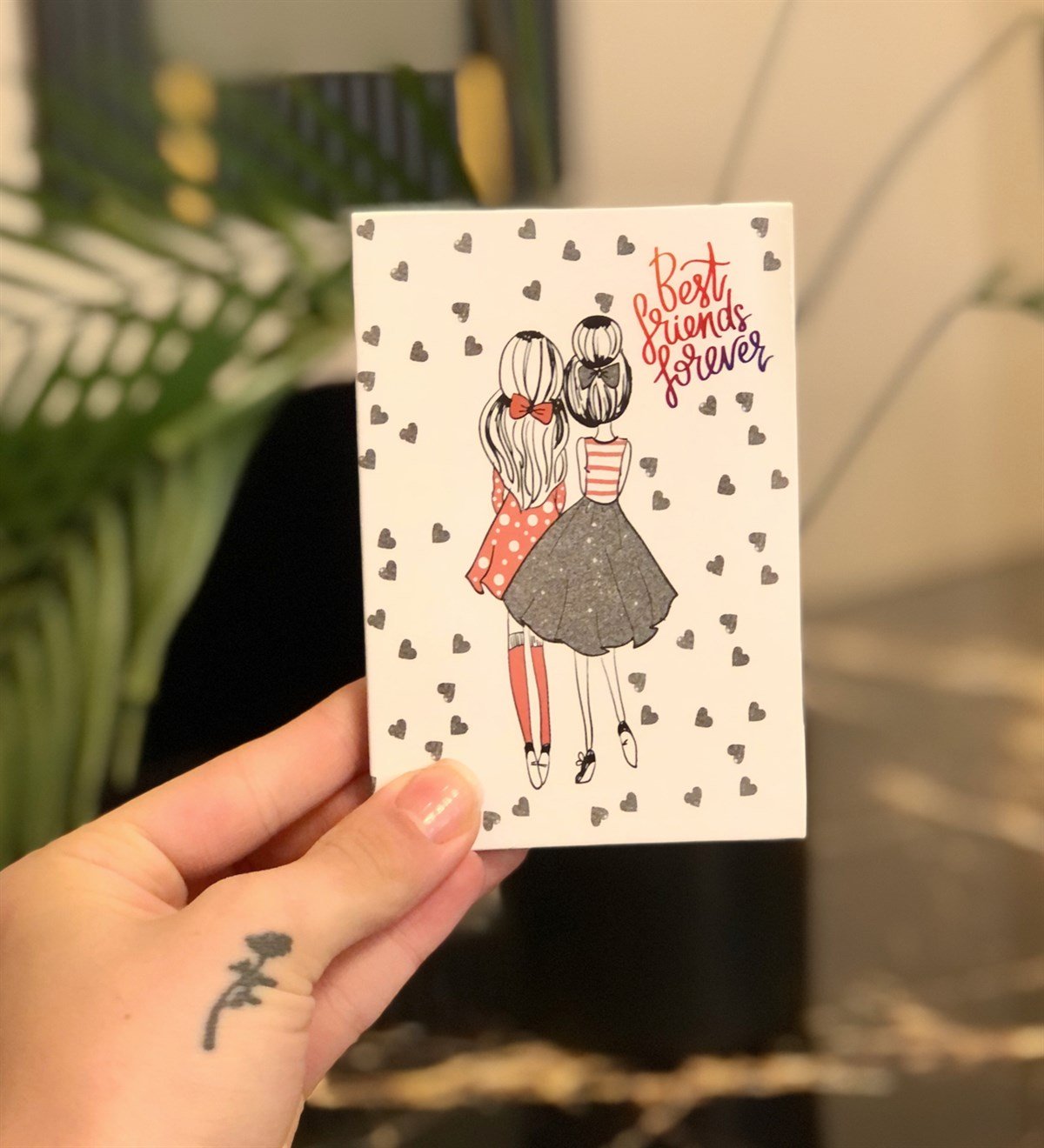 Kişiye Özel 6 Fotoğraflı Best Friends Tasarımlı Mini Albüm GiftmodaGmab100018	