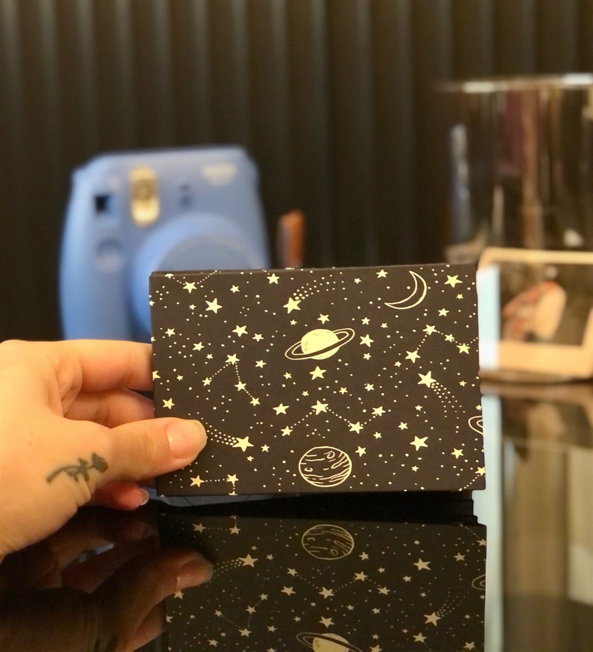 Kişiye Özel 6 Fotoğraflı Galaxy Tasarımlı Mini Albüm GiftmodaGmab100024