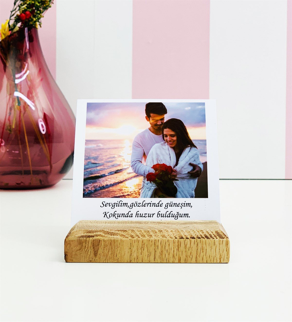 Kişiye Özel Ahşap Fotoğraf TutucuGiftmodaAhşap-Fotoğraf-Tutucu