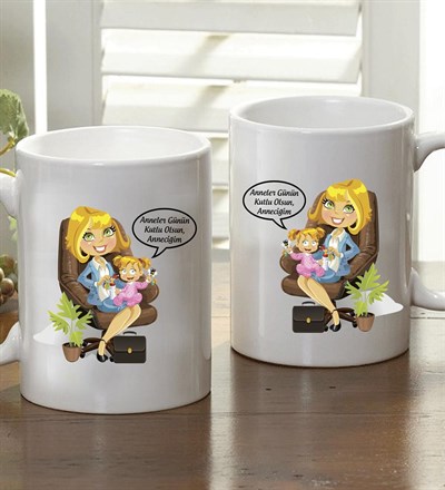 Kişiye Özel Anneler Günü Kupa Bardak
