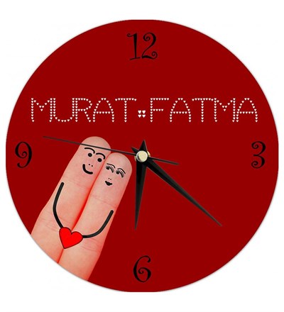 Kişiye Özel Aşk Duvar Saati