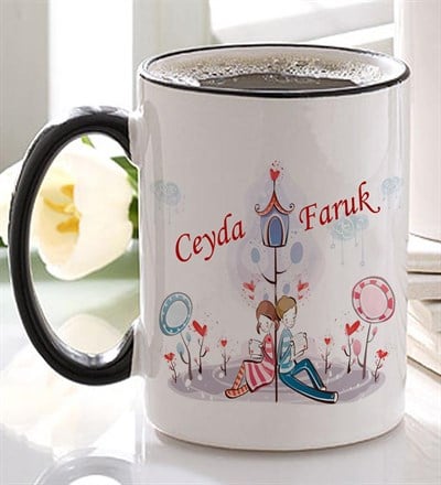 Kişiye Özel Aşk Lambası Kupa Bardak