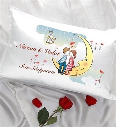 Kişiye Özel Ay Dede Aşk Yastık