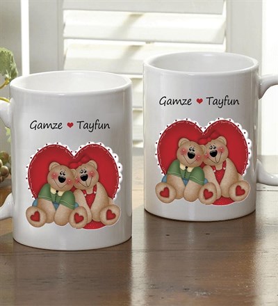 Kişiye Özel Ayıcık Kupa Bardak