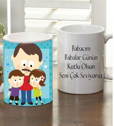 Kişiye Özel Babalar Günü Kupa Bardak