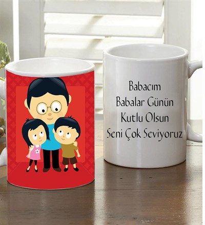 Kişiye Özel Babalar Günü Kupa Bardak