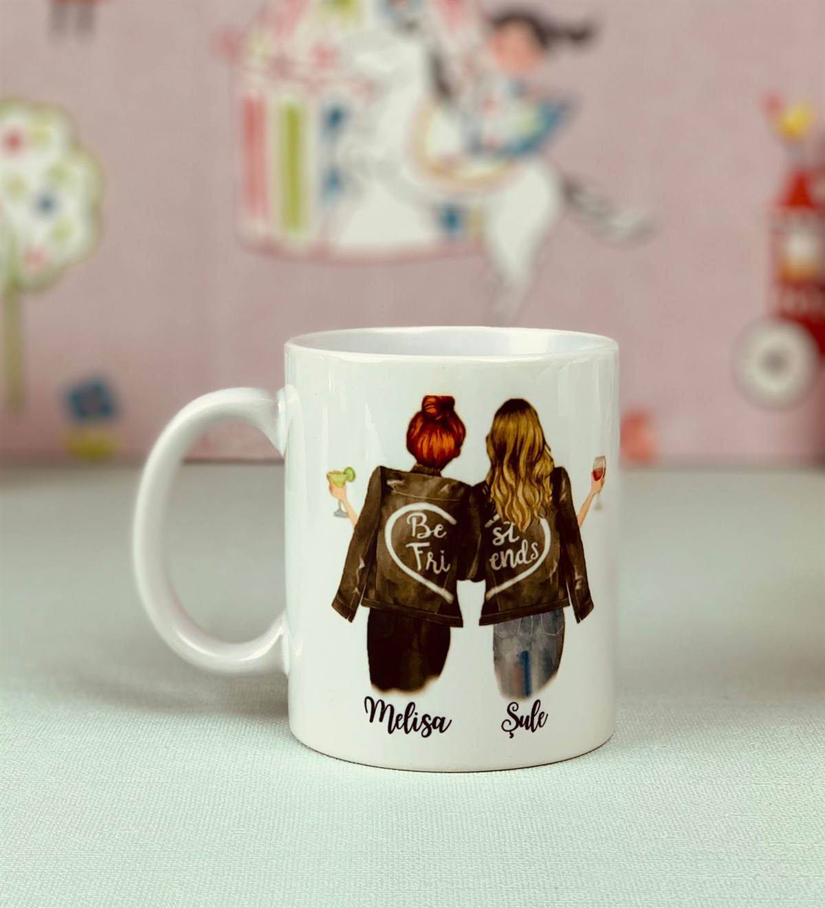 Kişiye Özel Best Friend Tasarımlı KupaGiftmodaBest-Friend-Kupa-5
