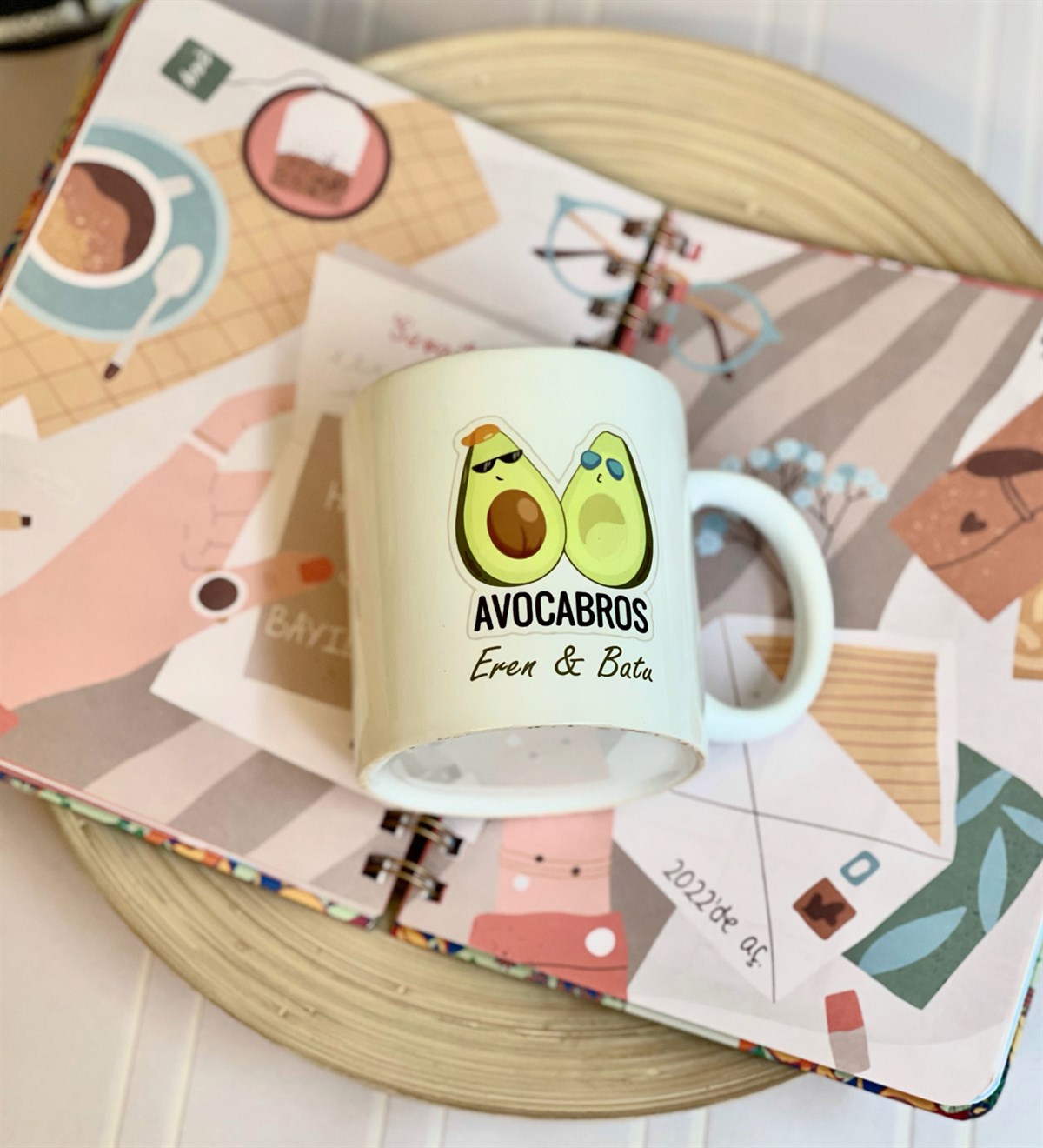 Kişiye Özel Bro Best Friends Forever Tasarımlı KupaGiftmodaGmkp100078