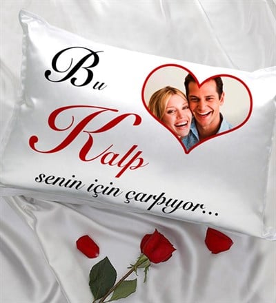Kişiye Özel Bu Kalp Yastık