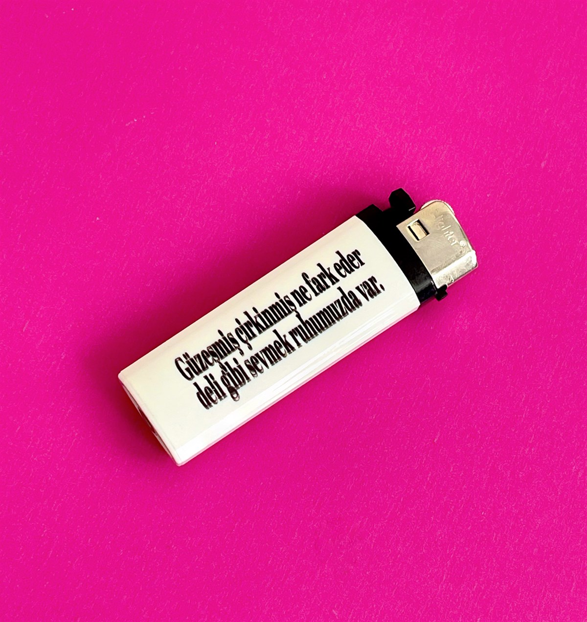 Eğlenceli Özel Mottolu ÇakmakGiftmodaGmc100006