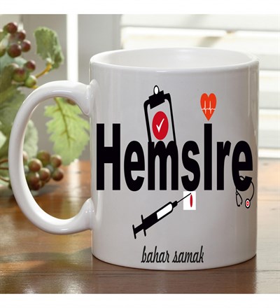 Kişiye Özel Hemşire Kupa Bardak