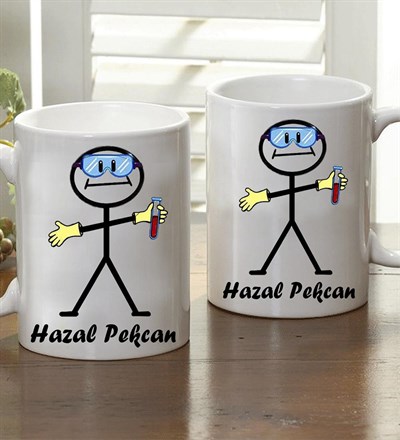Kişiye Özel Kimyacı Kupa Bardak