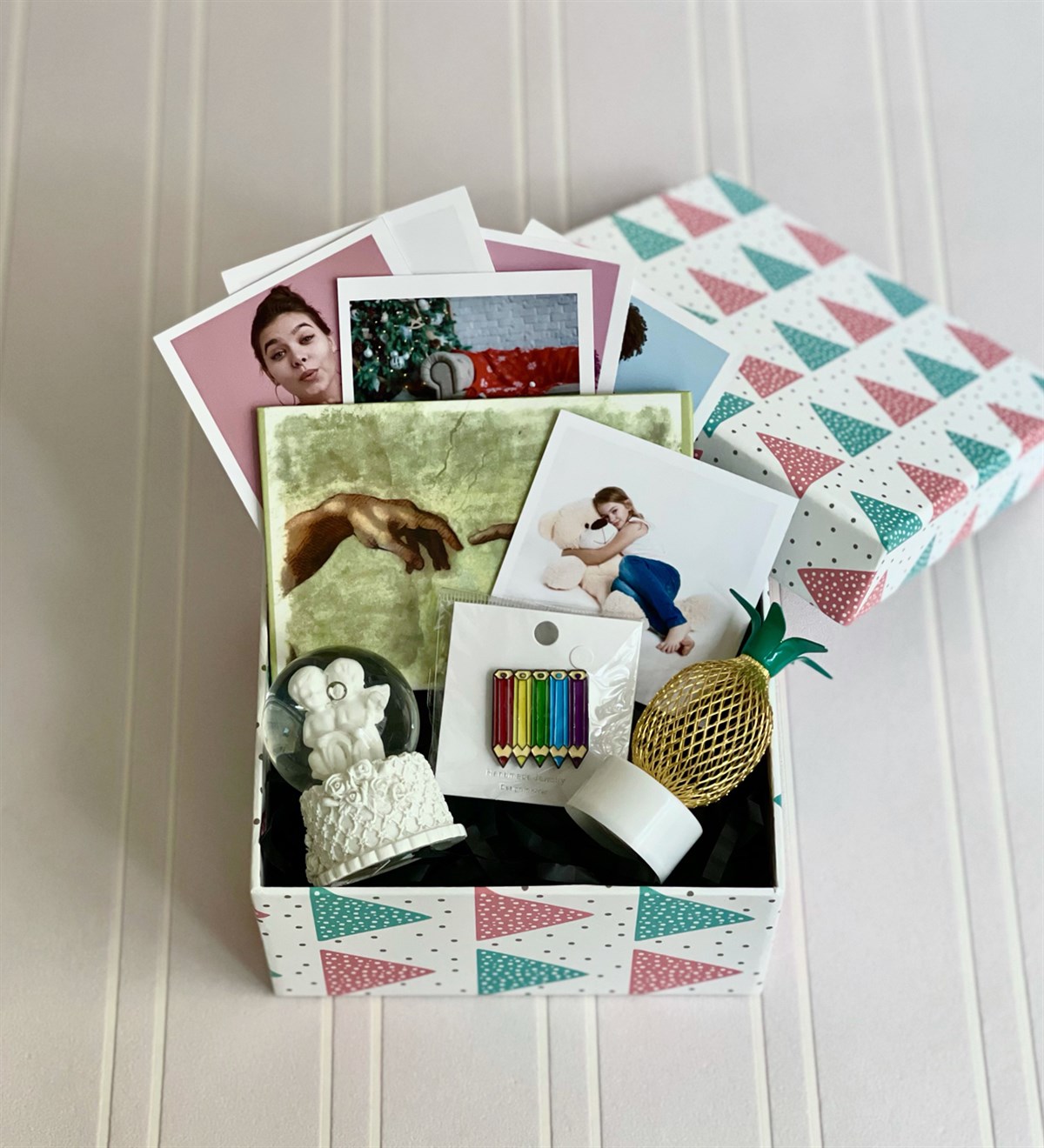 Kişiye Özel Michelangelo Tasarımlı Hediye SetiGiftmodaGmhs100318