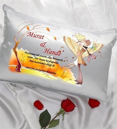 Kişiye Özel Sonbahar Aşk Yastık