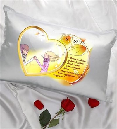 Kişiye Özel Sonbahar Aşk Yastık