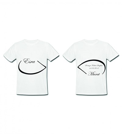 Kişiye Özel Sonsuza Kadar Sevgilim Baskılı Tasarım Tişört