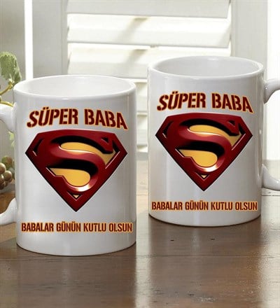Kişiye Özel Süper Baba Kupa Bardak