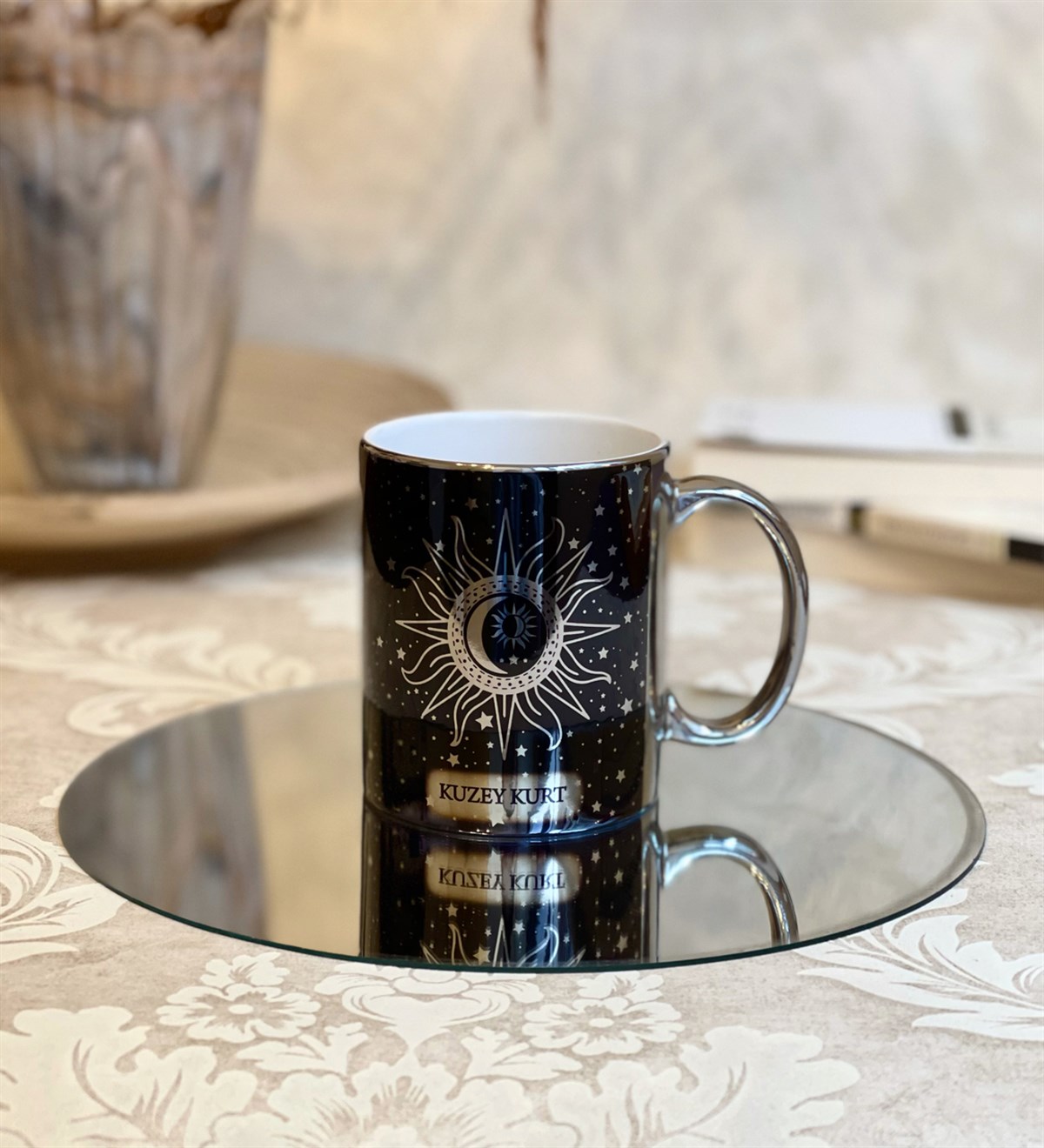 Kişiye Özel Tarot Tasarımlı Gümüş KupaGiftmodaGmkp100105