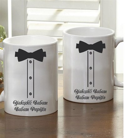 Kişiye Özel Yakışıklı Babam Kupa Bardak