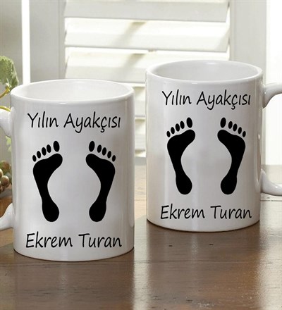 Kişiye Özel Yılın Ayakçısı Kupa Bardak