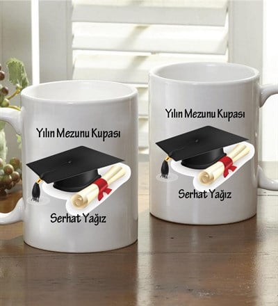Kişiye Özel Yılın Mezunu Kupa Bardak