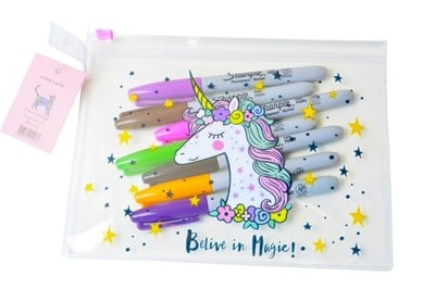 Kiwoodesign Believe in Magic Şeffaf Çanta