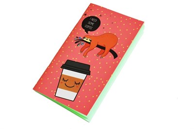 Koala ve Kahve Yeşil Yapraklı Defter
