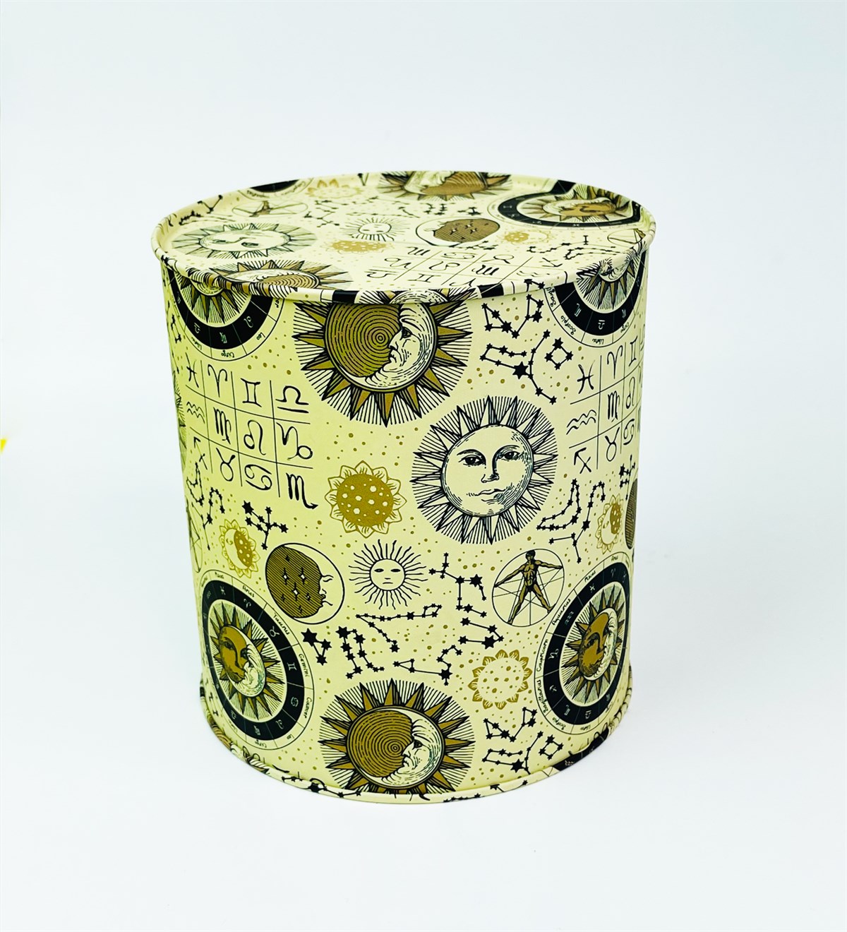 Tarot Ay Ve Güneş Tasarımlı Büyük Boy Mat Metal KumbaragiftmodaGmkbr00008