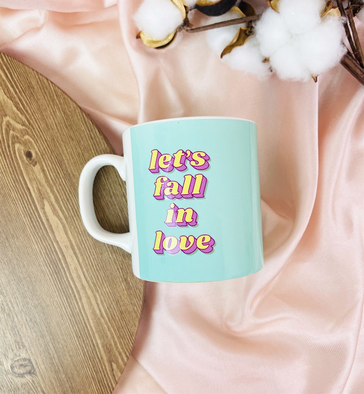 Let's Fall In Love Tasarımlı Kupa BardakgiftmodaGmkp100379