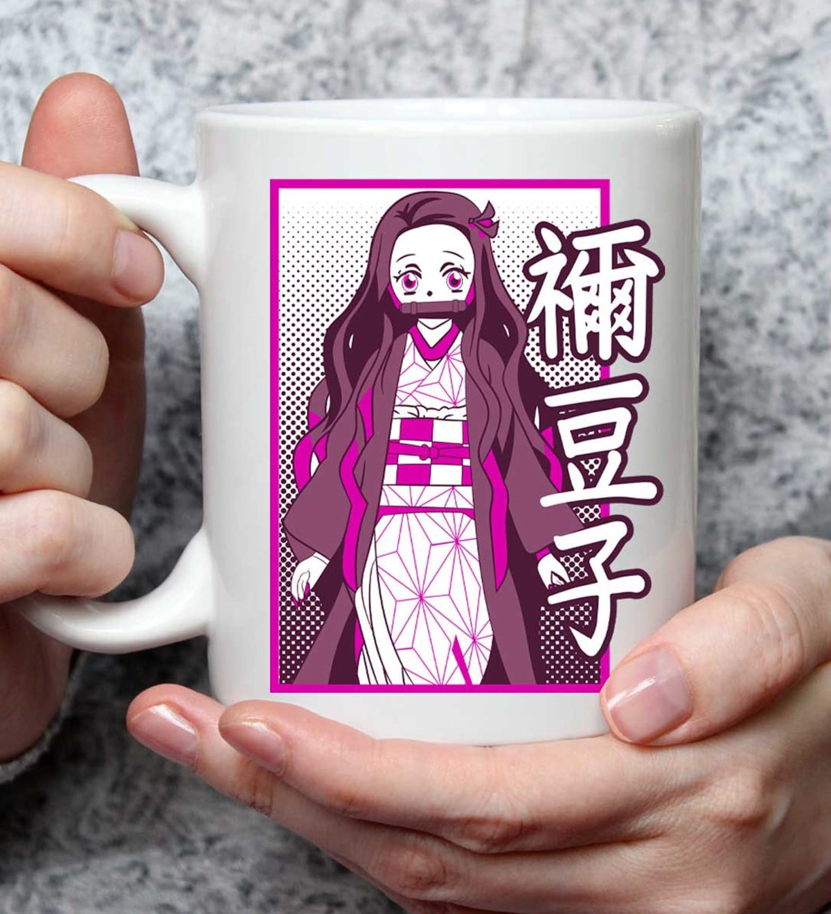 Nezeko Anime Tasarımlı Kupa BardakgiftmodaGmkp100491