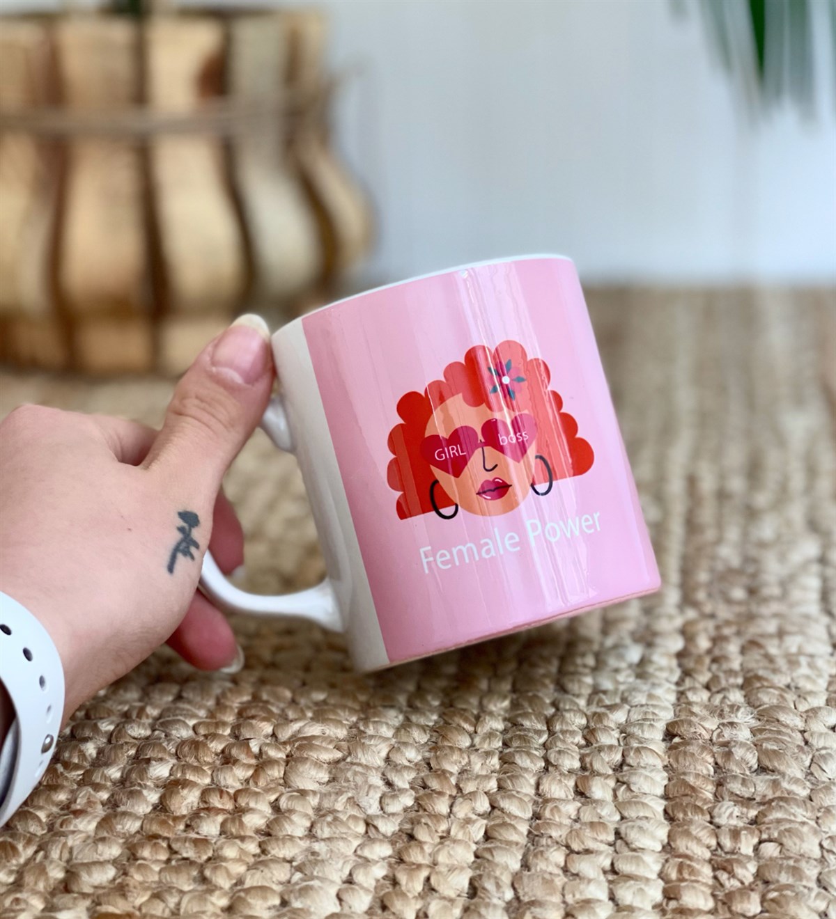 Kadın Gücü Tasarımlı KupaGiftmodaGmkp100148