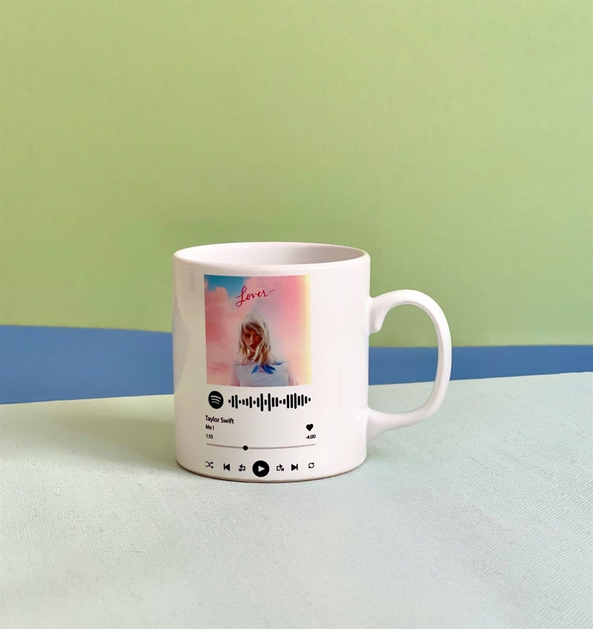 Özelleştirelebilir Spotify KupaGiftmodaGmkp100201