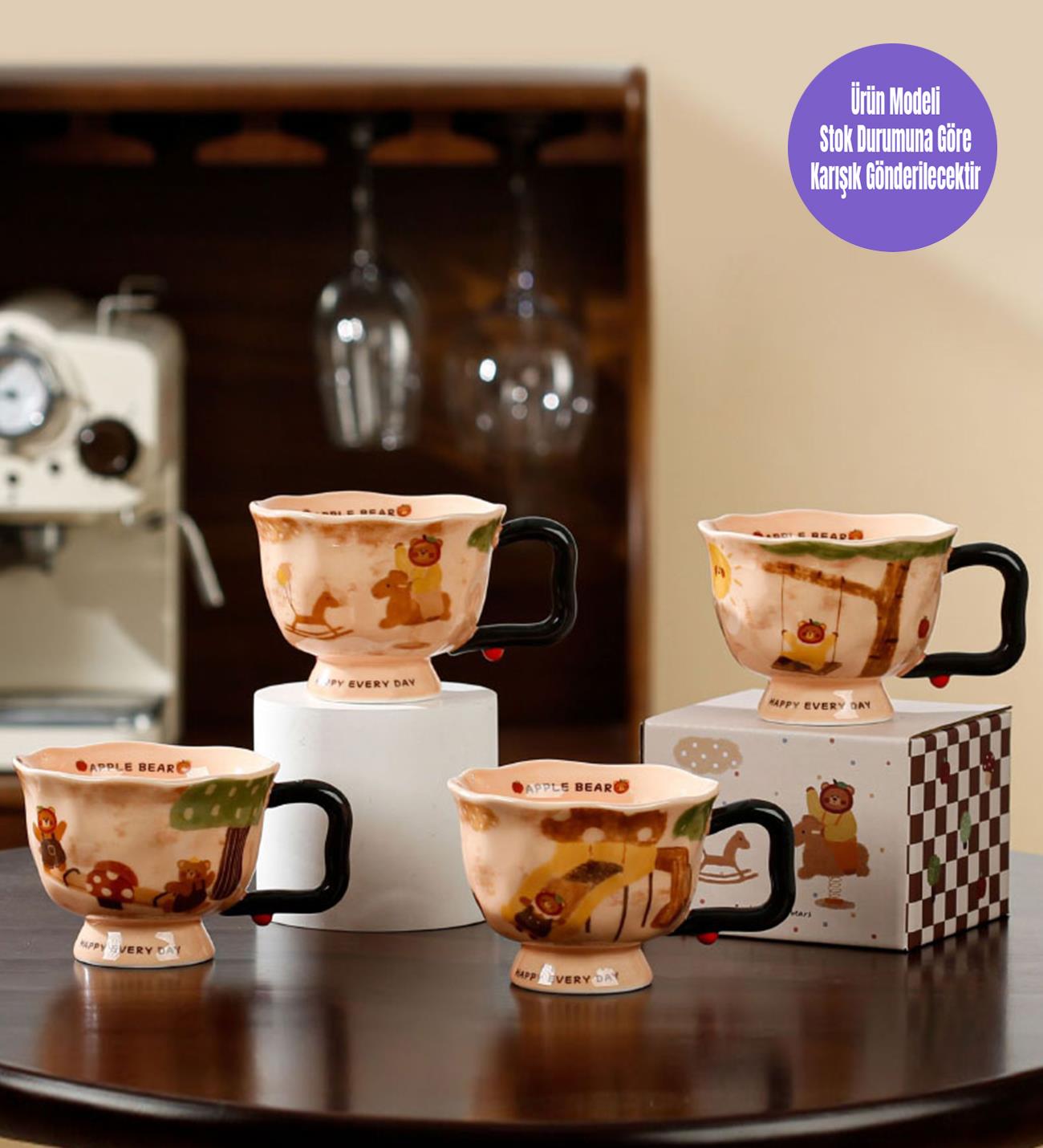 Küçük Ayıcık Temalı Seramik KupagiftmodaBM-1976