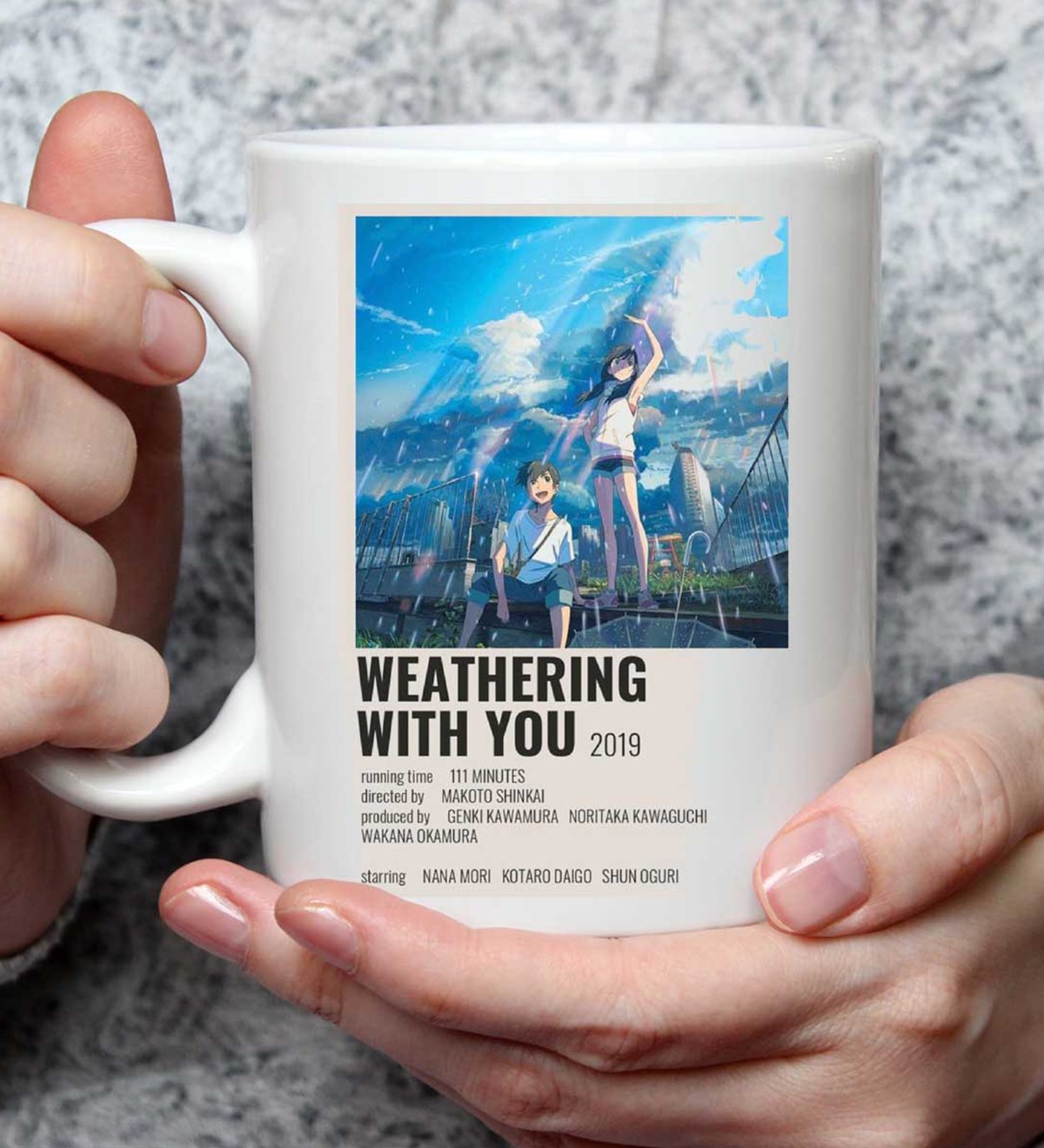 Weathering With You Anime Tasarımlı Kupa BardakgiftmodaGmkp100515