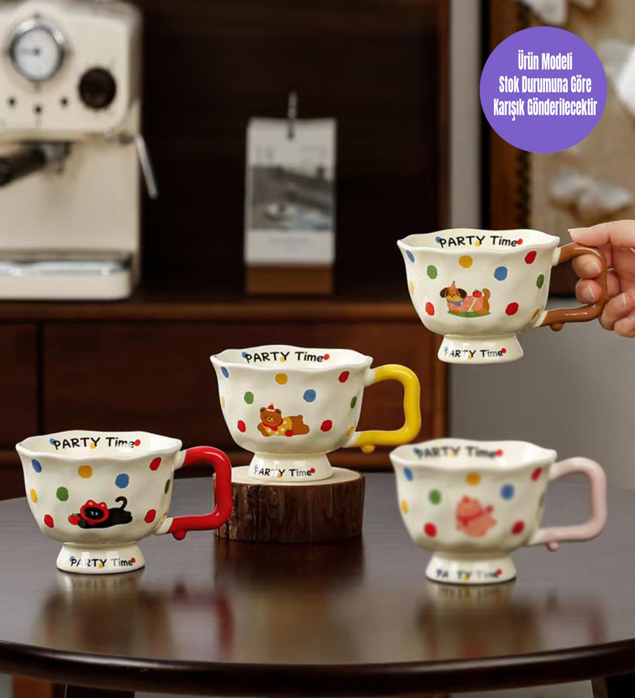 Parti Zamanı Temalı Seramik KupagiftmodaBM-1974