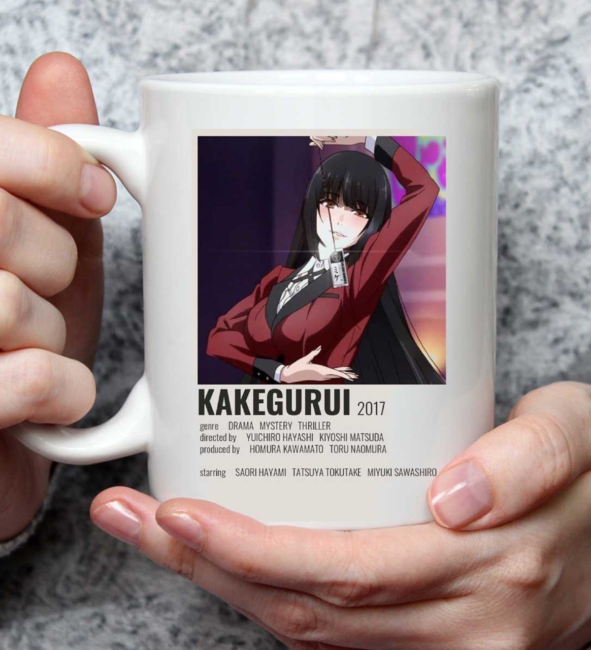 Kakegurui Tasarımlı Kupa BardakgiftmodaGmkp100480