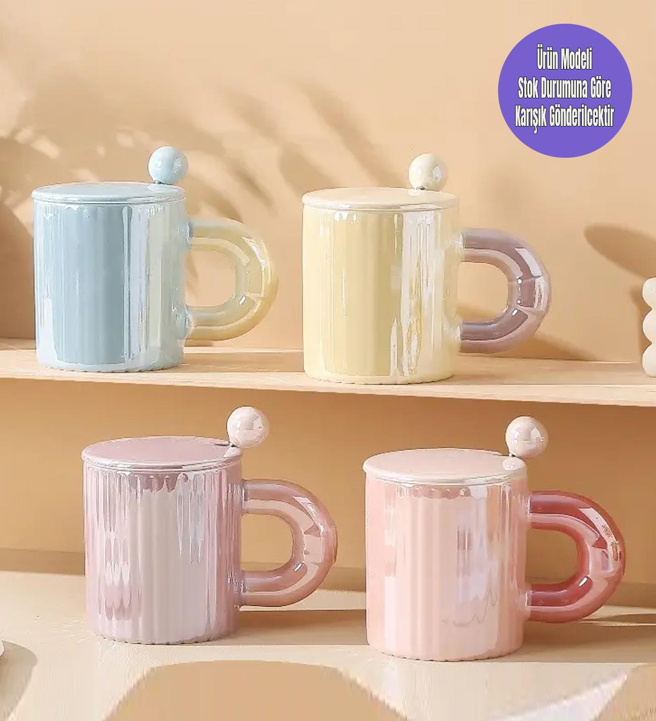 Minimal Pastel Tonlu Seramik KupagiftmodaBM-1444